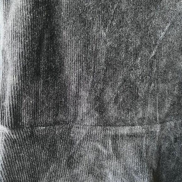 Forever 21 Dress Womens Small Black Corduroy Sheath Bodycon Velvet Back Strappy - Picture 5 of 12